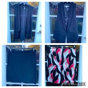 Lot of 4 Professional XS Vests and Skirts Outfits